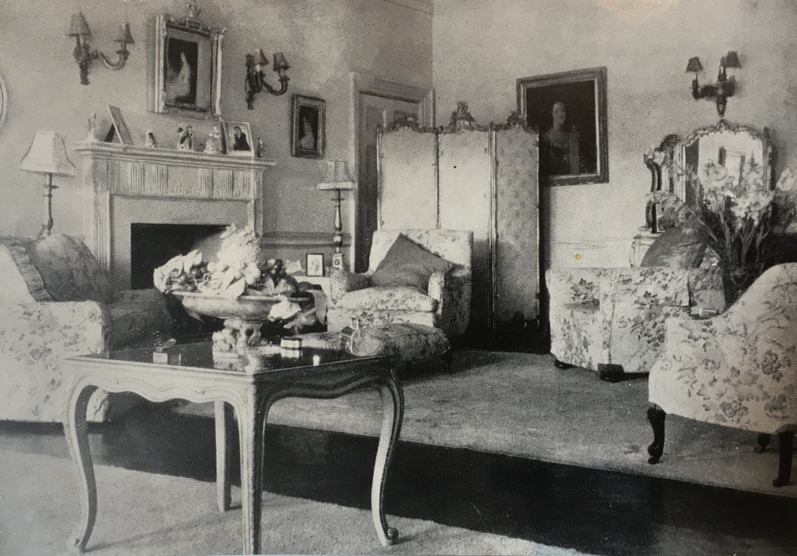 Birtley House Nursing Home Lounge 1949