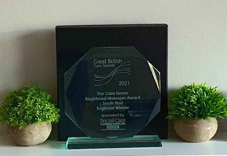 Care Home Manager Award 2021