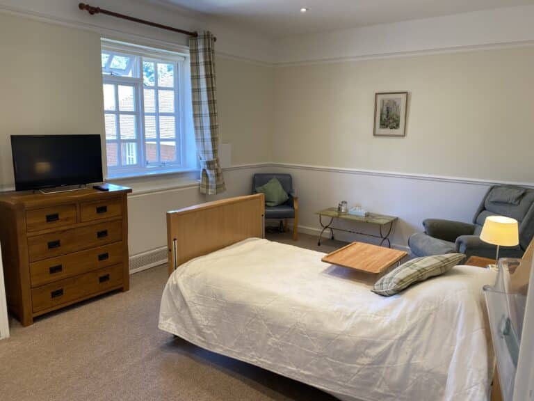 Photo of a nursing home room at Birtley House