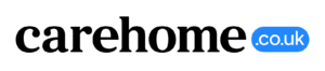 Carehome.co.uk 2026 logo in black blue and white